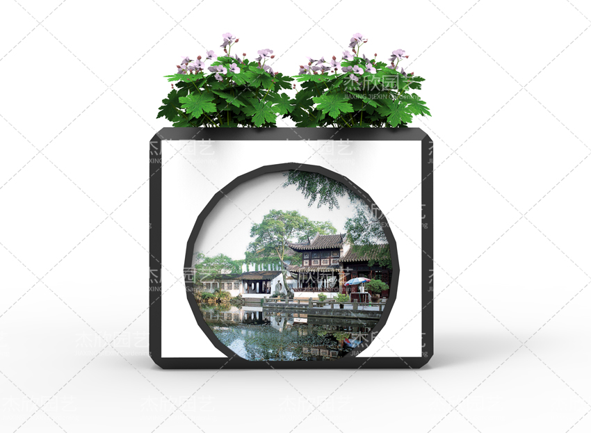 古鎮(zhèn)花箱布置，怎么做？